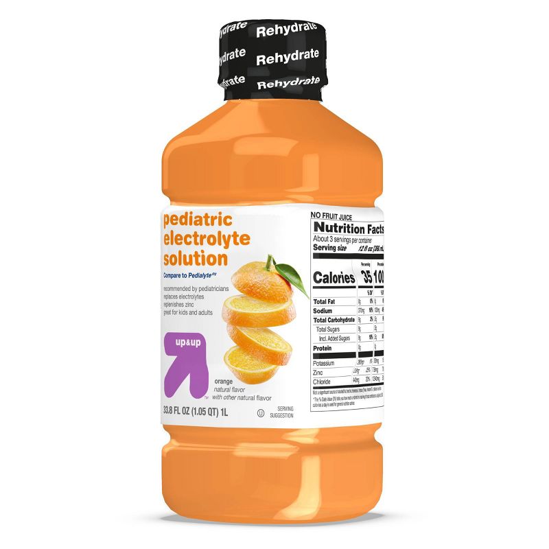 Pediatric Electrolyte Drink - Orange - 33.8 fl oz - up &#38; up&#8482;, 4 of 9
