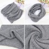 Anna-Kaci Women's Soft Knit Neck Warmer with Cozy Layered Design 9x17 inches - 4 of 4