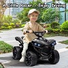 6V Ride on Toy, Kids ATV 4 Wheeler with 1.8MPH Max Speed, Wear-Resistant Wheels, Music & Foot Pedal, Electric Quad Car for Kids Toddlers - 2 of 4