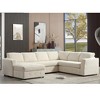 GDFStudio Gavir 110.75" Modern 6-Seater Chenille Upholstered Sectional Sofa with Crystal Buttons and Hidden Storage - 2 of 4