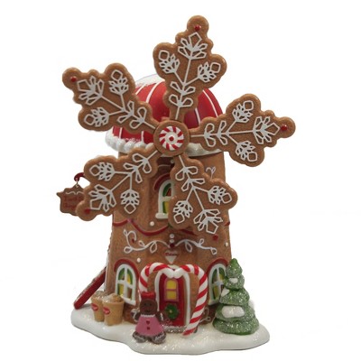 Department 56 House 7.75" Gingerbread Cookie Mill North Pole Series  -  Decorative Figurines