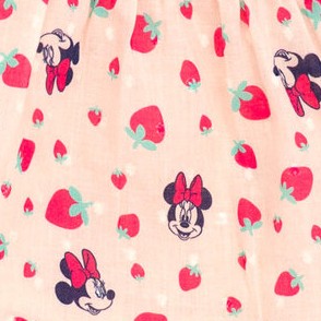 pale peach, minnie mouse