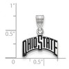 Black Bow Jewelry Sterling Silver Ohio State Buckeyes NCAA Medium Pendant - 2 of 3