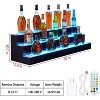LED Juice Bottle Display Shelf with Remote & App Control, Single-Layer Acrylic Bar Shelf with Multicolor Lighting - 4 of 4