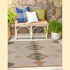 Unique Loom  Baja Outdoor Cabo Area Rug - 1 of 4
