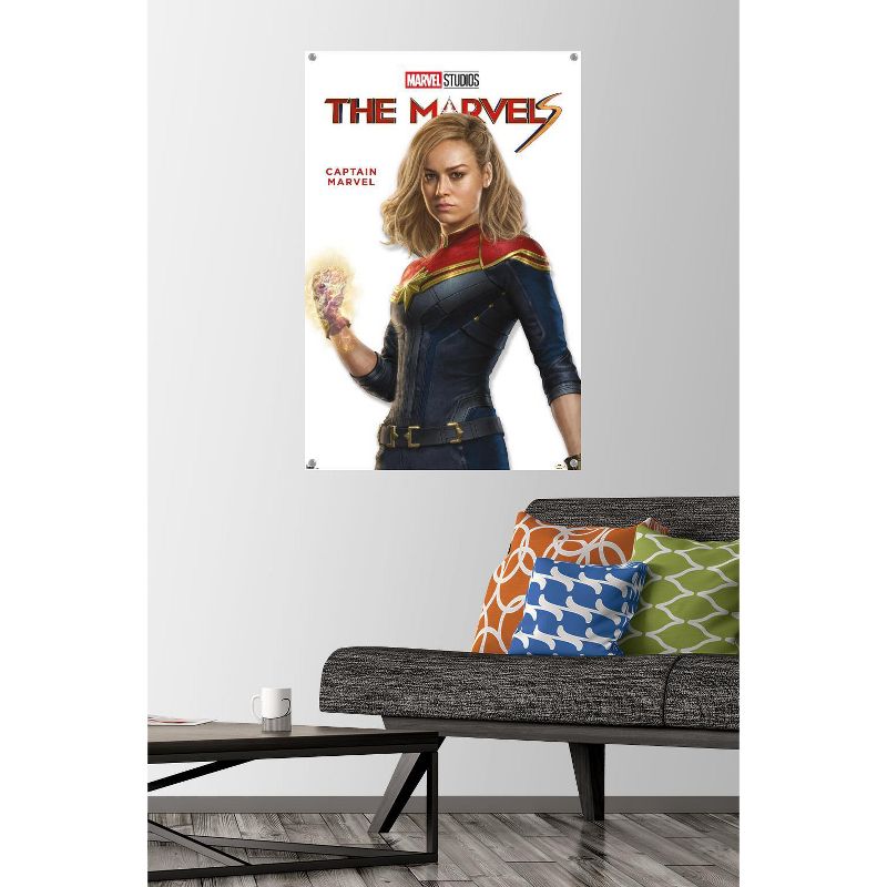 Trends International Marvel The Marvels - Captain Marvel Feature Series Unframed Wall Poster Prints, 2 of 7