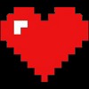 Men's Design By Humans Pixelated Pocket Heart By T-Shirt - 2 of 2