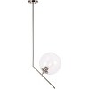Elegant Lighting Ryland 1 light Chrome and Clear glass pendant - 4 of 4