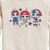 Boys' - LOL Surprise! - LOL Red Blue Stars Graphic Long Sleeve Fleece Sweatshirt - 2 of 4