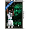 Trends International NBA Boston Celtics - Jaylen Brown 25 Framed Wall Poster Prints - 3 of 4