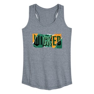 Women's - Wicked - Tear Logo Graphic Racerback Tank - 1 of 4