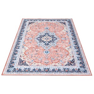 COZONY Area Rugs Vintage Machine Washable Rug,Low Pile Print with Rubber Backing Non-Slip Carpet for Bedroom,Kitchen,Dining Room,Office,Home Decor - 1 of 4