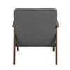 Sapphtopaz Accent Chair Velvet Upholstery Wood Frame Arm Chair Lounge Chair High-Resiliency Foam Cushions Living Room Chair Comfy Chair - 2 of 4
