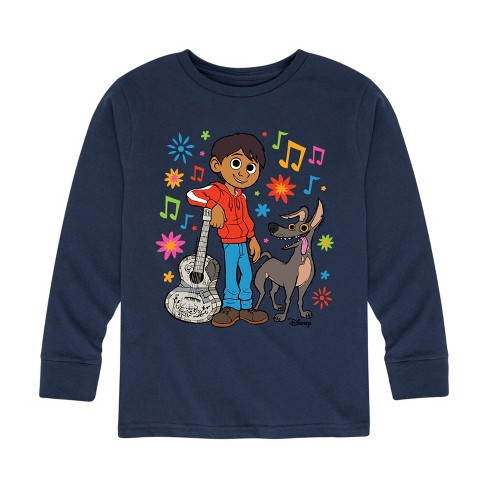 Coco Miguel Y Dante Long Sleeve Graphic T shirt Navy 3t Target