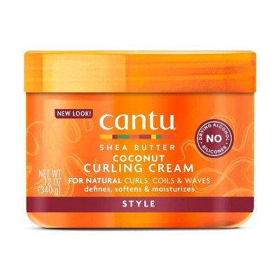 Cantu Coconut Curling Cream Infused with Shea Butter - 12oz