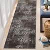 Hallway Runner Rug 2x6 Washable Kitchen Runner with Non Slip Backing, Low Pile Vintage Distressed Mat, Soft Stain Resistant Floor Carpet for Entryway - 4 of 4