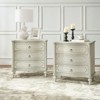 Linus 3-Drawer Nightstand,Set of 2| ARTFUL LIVING DESIGN - 2 of 4