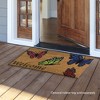 Briarwood Lane Welcome Butterflies Spring Coir Doormat Natural Fi - 2 of 2