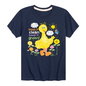 Boys' - Sesame Street - Keep It Clean Keep It Green Short Sleeve Graphic T-Shirt - 1 of 4