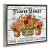 Stupell Industries Autumn Flower Market Floating Frame Canvas Art - 2 of 4