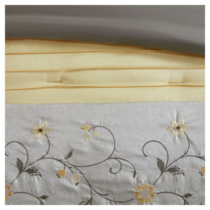 7pc Monroe Embroidered Comforter Set, 4 of 14
