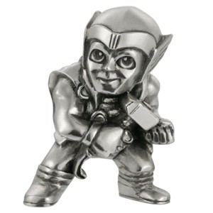 Royal Selangor Hand Finished Marvel Collection Pewter Thor Miniature Figurine - 1 of 4