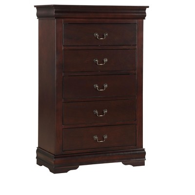 NicBex Bedroom Dresser with 5 Drawers,Chest of Drawers with Metal Handle for Kids Room,Living Room,Entry and Hallway
