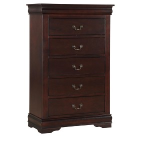NicBex Bedroom Dresser with 5 Drawers,Chest of Drawers with Metal Handle for Kids Room,Living Room,Entry and Hallway - 1 of 4