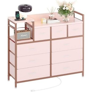Jojoka Modern TV Stand with Built-in Charging Station - 1 of 4