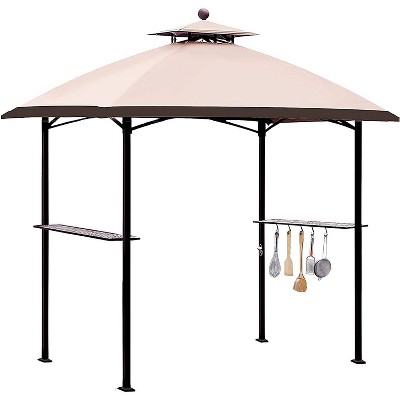 8'x5' Arc Top Double Tiered Canopy - Beige - CoastShade