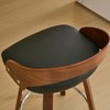 CAVINAS 24.8"Swivel Bar Stools Counter Height,Set of 2,Mid-Century Modern Counter Stools,360° Swivel Upholstered Chairs - 3 of 4