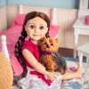 The Queen's Treasures Teacup Yorkie Puppy, Collar, & Leash For 18" Dolls - 3 of 4