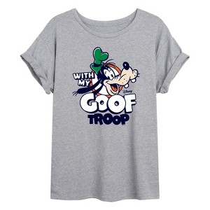 Women's - Disney - My Goof Troop Oversized Graphic T-Shirt - 1 of 4