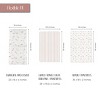 Ely's & Co. Baby Changing Pad Cover - Cradle Sheet 100% Combed Jersey Cotton Pink for Baby Girl - 4 of 4