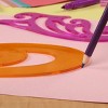 Jerry's Artarama Elodie's Curvy Stencil Set of 3 – Beginner Level Stencils in Purple, Orange & Blue – Artist Supplies with Dual Inking Edges & - 4 of 4