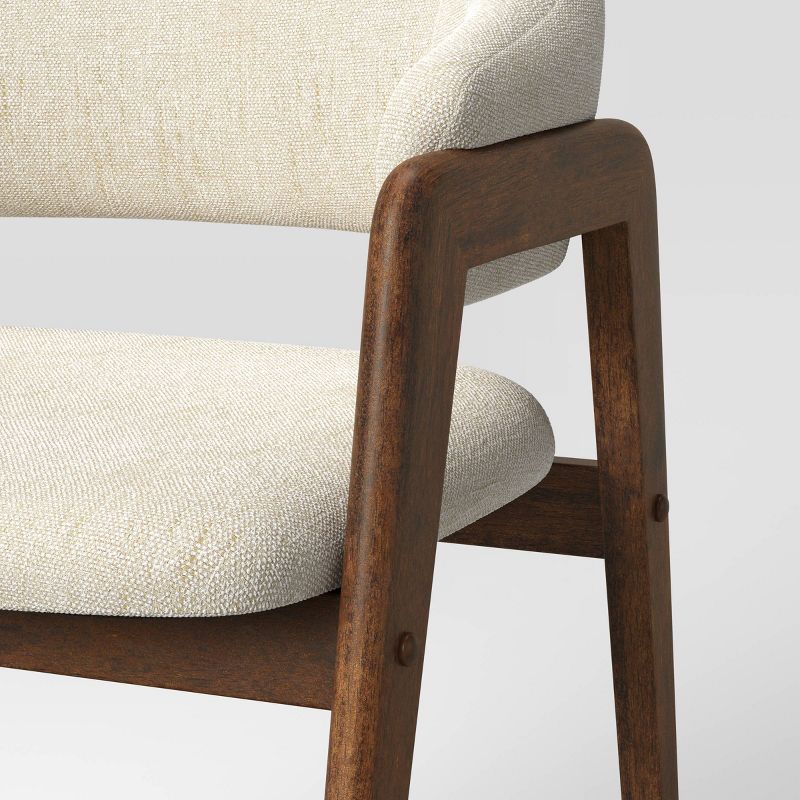 Ingleside Open Back Upholstered Wood Frame Dining Chair - Threshold™, 5 of 8