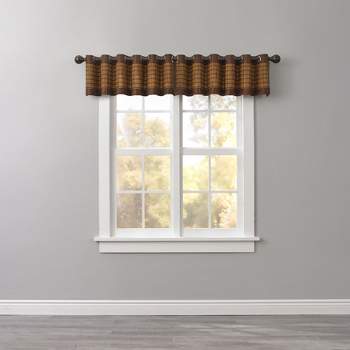 BrylaneHome  Grommet Valance Window Curtain