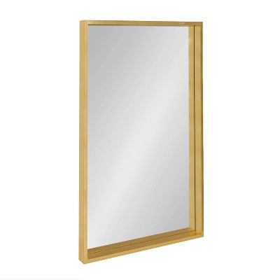 24" x 36" Travis Framed Decorative Wall Mirror Gold - Kate & Laurel All Things Decor