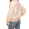 Women's ANIMAL PRINT SLEEVE BOMBER JACKET - Hem & Thread - 3 of 4