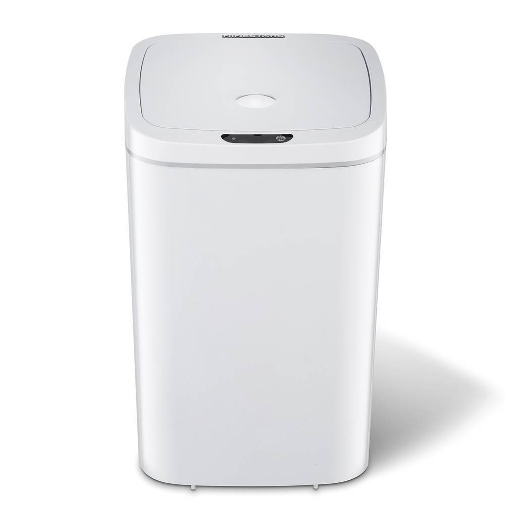 Nine Stars 16L/4.2gal Motion Sensor Trash Can White