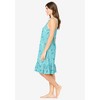 Dreams & Co. Plus Size Sleeveless Knit Chemise Sleepshirt - 4 of 4