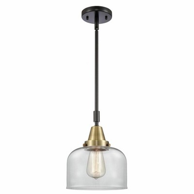 Bell - 1 Light Stem Hung Mini Pendant In Industrial Style-11.13 Inches Tall and 8 Inches Wide