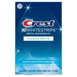 Crest 3D Whitestrips Classic White At-home Teeth Whitening Kit -  10 Treatments