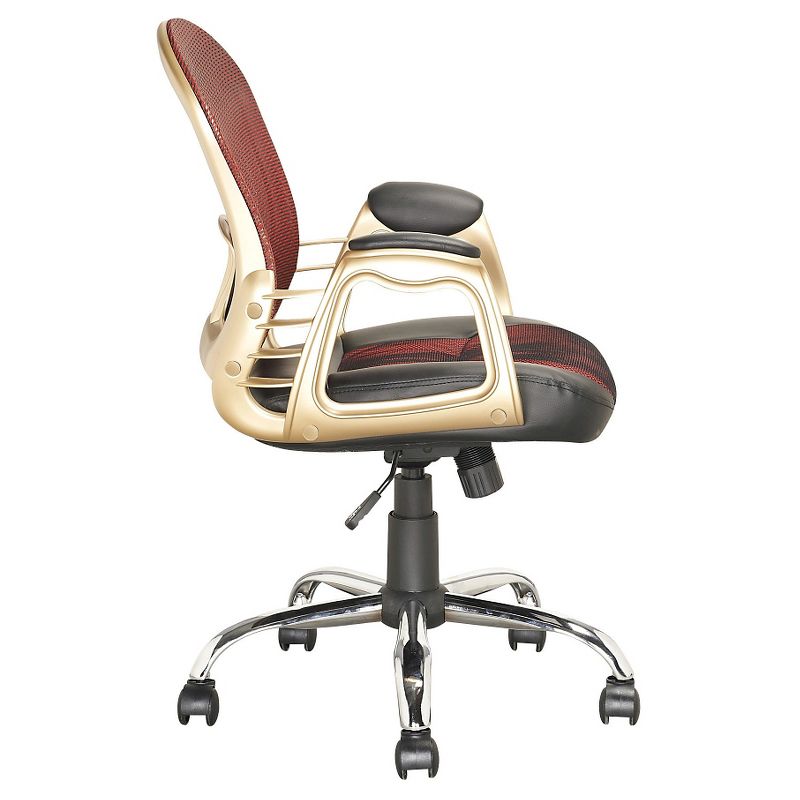 Workspace Executive Office Chair Leatherette and Mesh - CorLiving, 3 of 8