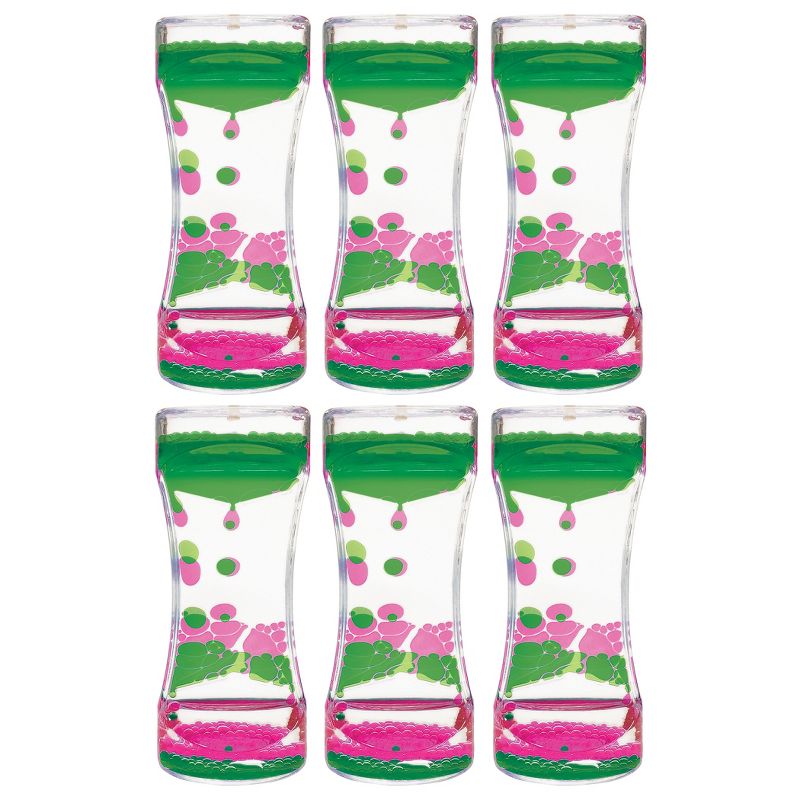 Teacher Created Resources Pink & Green Liquid Motion Bubbler, Pack of 6, 1 of 5