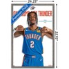 Trends International NBA Oklahoma City Thunder - Shai Gilgeous-Alexander 23 Framed Wall Poster Prints - 3 of 4