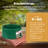 Farm Innovators P-60 1.5 Gallon Electric Heated Pet Water Bowl with Thermostatic Control and Anti Chew Cord Protector, 60 Watt, Green (2 Pack) - 3 of 4