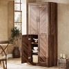 Tribesigns 69" Tall Kitchen Pantry Cabinet with 4 Adjustable Shelves for Dining Room, Living Room - 4 of 4