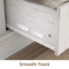 Farmhouse 4 Drawer Dresser - 59" Wood Dressers with Sliding Barn Doors, TV Stand with Large Drawers, Bar Handles, for Bedroom and Living Room - 4 of 4