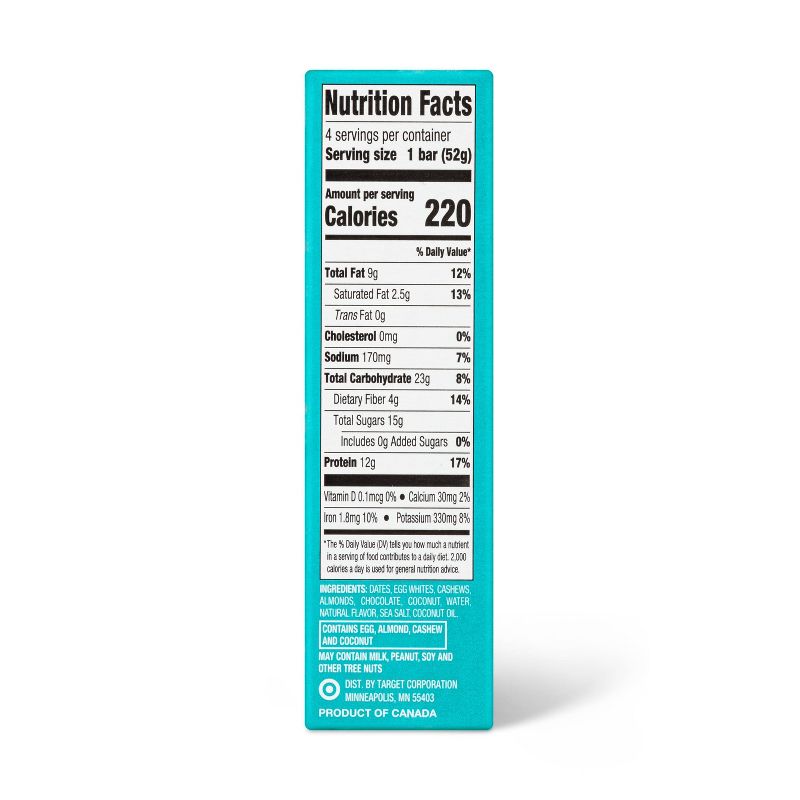 Protein Bars Coconut Chocolate - 7.33oz/4ct - Good &#38; Gather&#8482;, 4 of 6